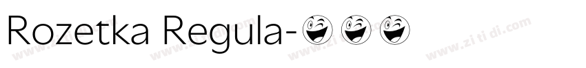 Rozetka Regula字体转换 Rozetka Regula字体转换